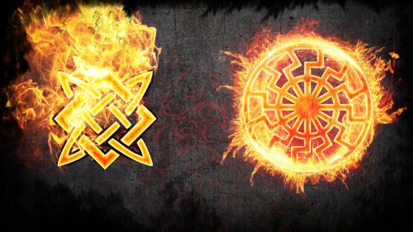 Славянский орнамент квадрат Сварога