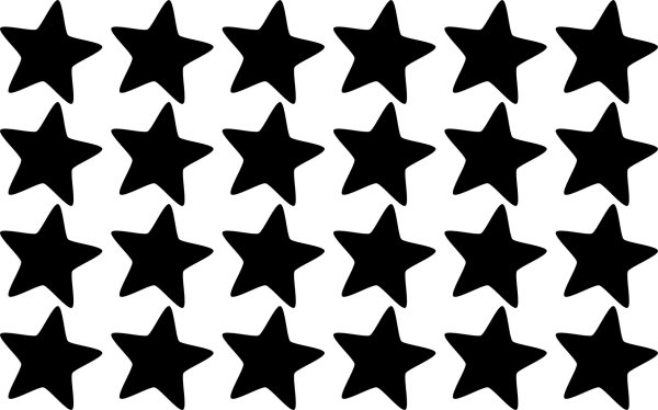 Набор наклеек звезды