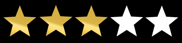 Пять звезд на черном фоне