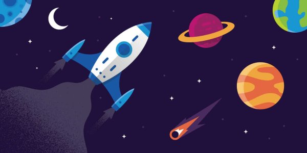 Ракета планеты звезды