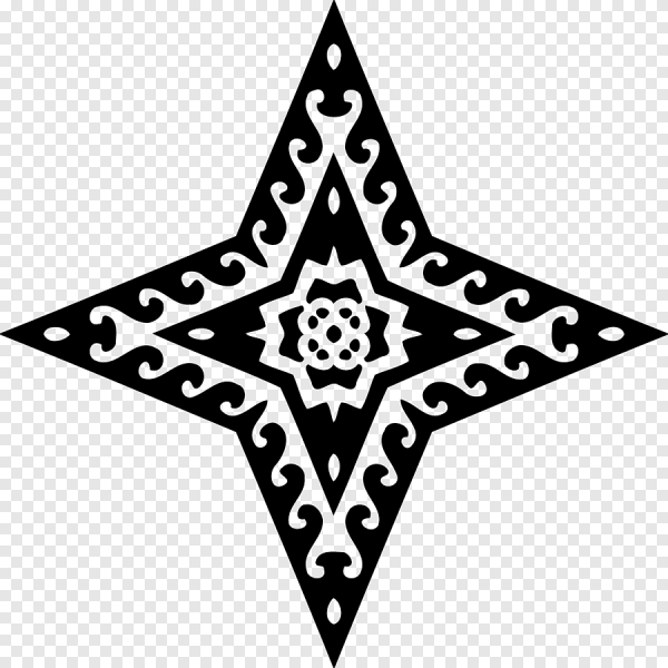 Орнамент в виде звезды