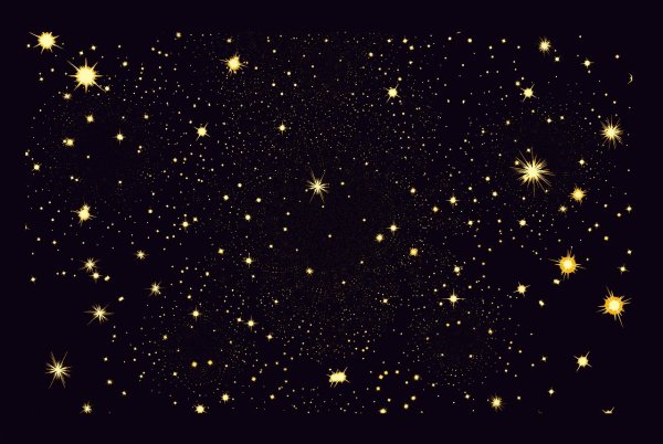 Синий фон со звездами