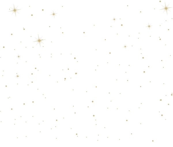 Космические звезды на прозрачном фоне