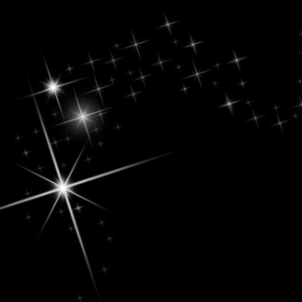 Звездное небо на прозрачном фоне