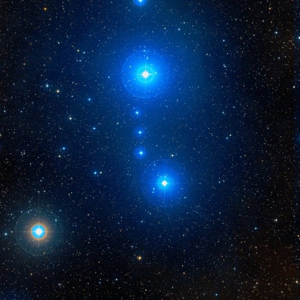 Бетельгейзе в созвездии Ориона