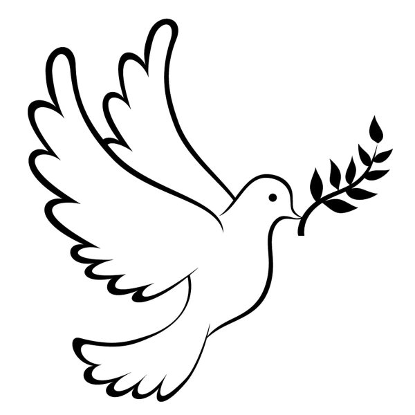 Голубь с веточкой