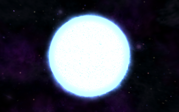 Белый карлик и черная дыра