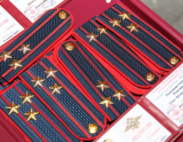 Погоны полковника МВД России