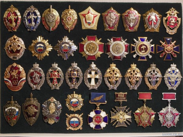 Наградные знаки МВД полиции РФ