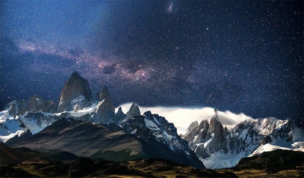 Звездное небо в Патагония