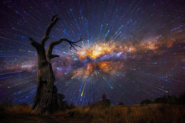 Ночное небо космос