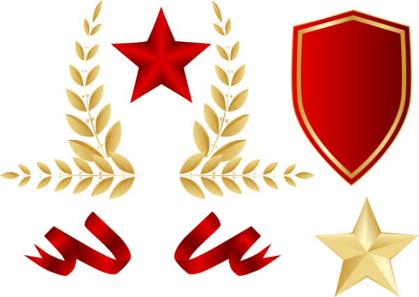 Георгиевская лента с веточкой