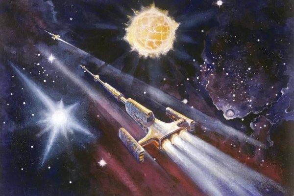 Алексей Леонов художник космический корабль