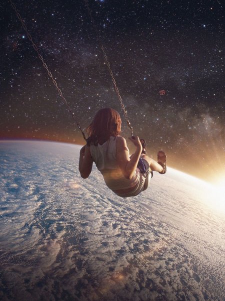 Девушка космос