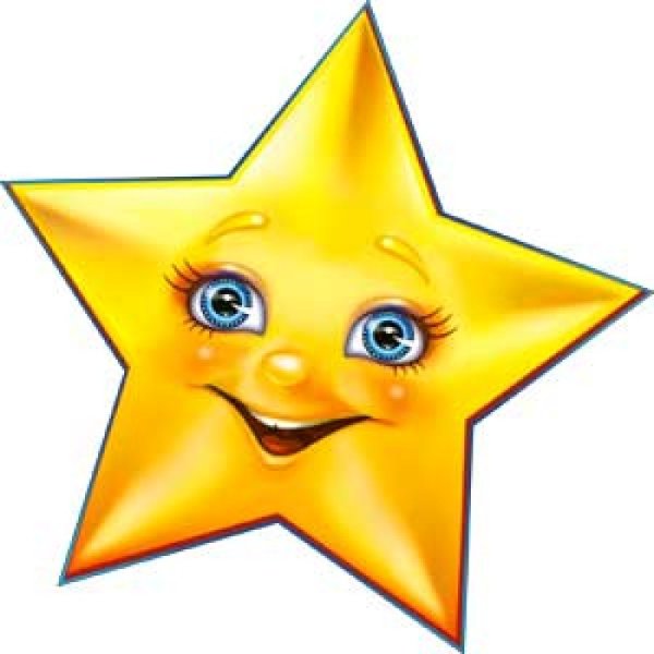 Звезды зеленая с лицами