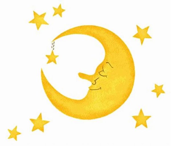 Луна трафарет