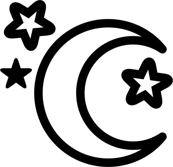 Месяц раскраска