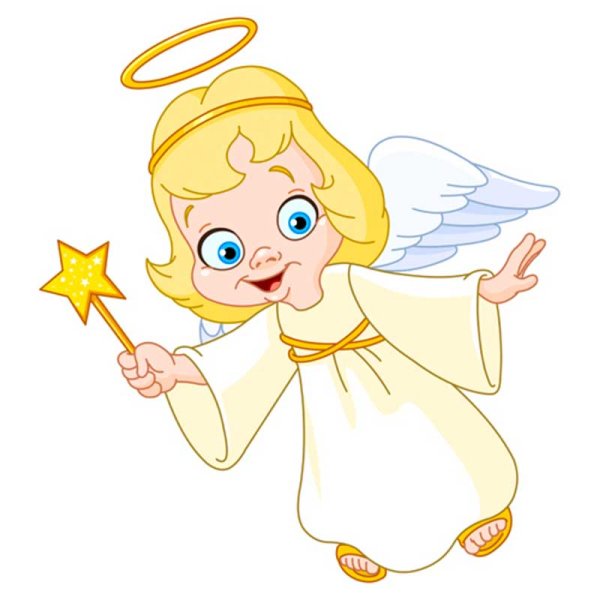 Ангелочек с медвежонком