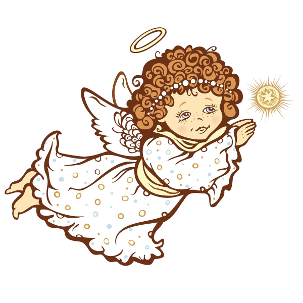 Ангелочки вектор