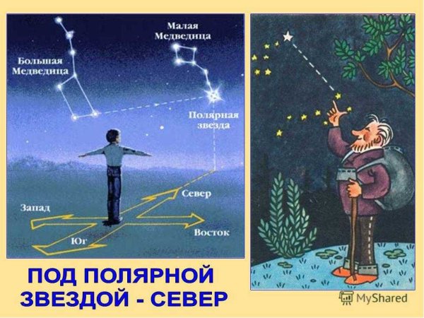 Ориентирование на местности Полярная звезда