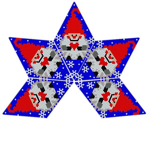 Звезда из бисера