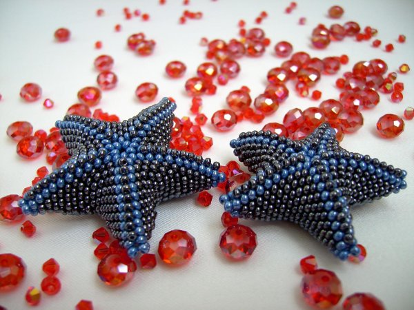 Звезда из бисера