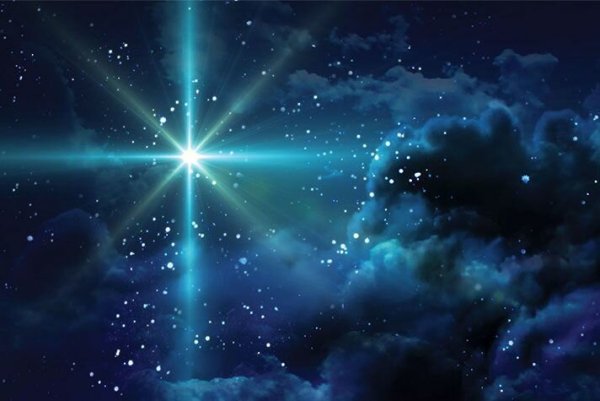 Рождественские звезды на небе