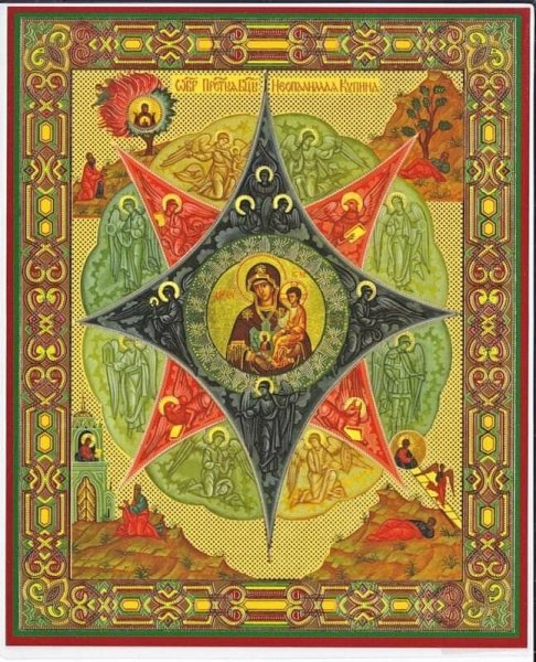 Икона Богородицы Неопалимая Купина