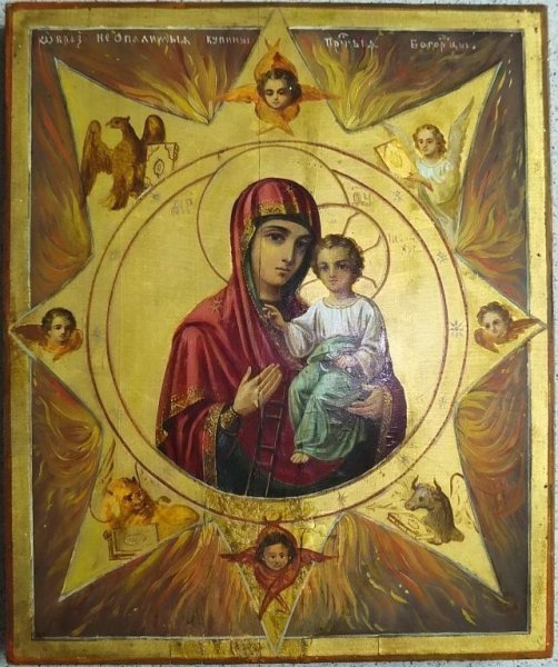 Символ Богородицы восьмиконечная звезда