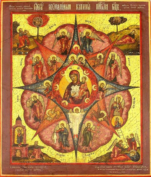 Неопалимая Купина древние иконы