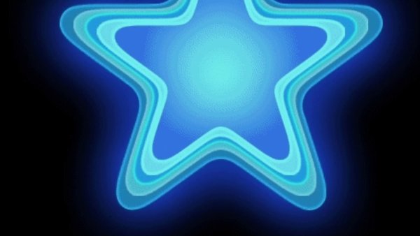 Неоновые звездочки