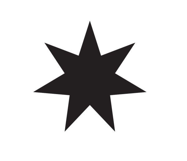 Звезда контур