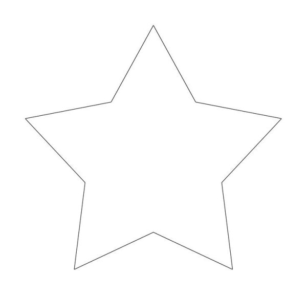 Звезда неровная