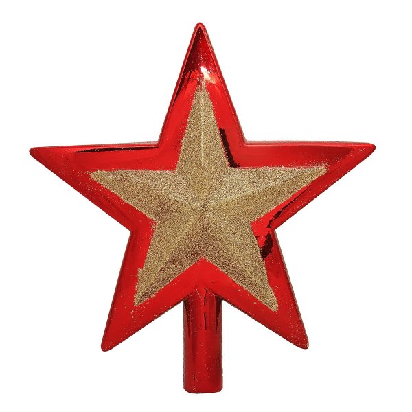 Елочный наконечник "звезда" 25см