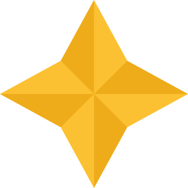 Трафарет звезды для аппликации