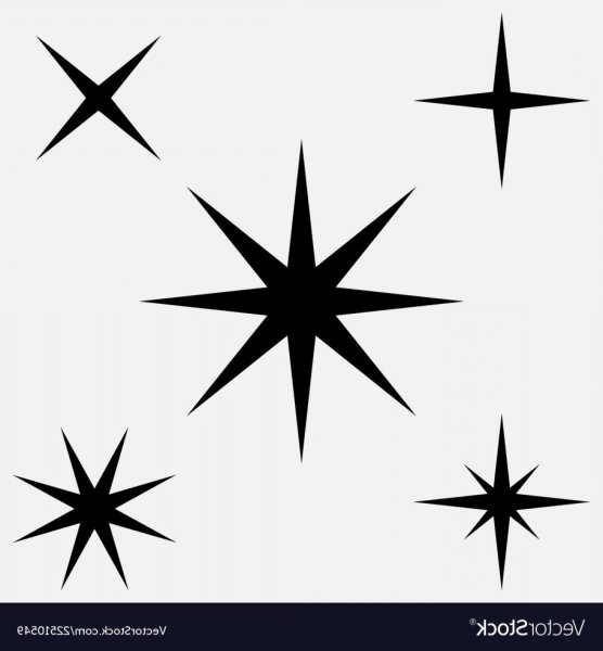 Звезда с разными лучами