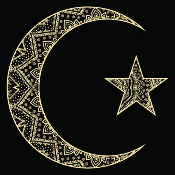 Символ Ислама полумесяц и звезда