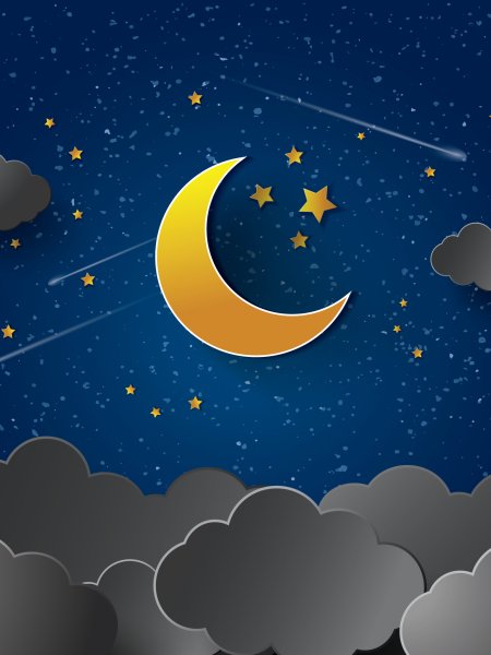 Месяц и звезды