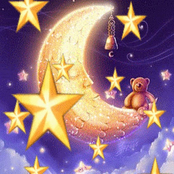 Луна на небе