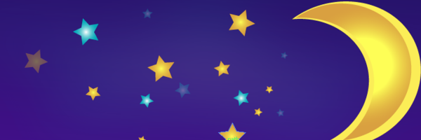 Луна и звезды