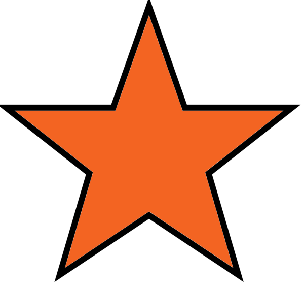 Оранжевая звезда