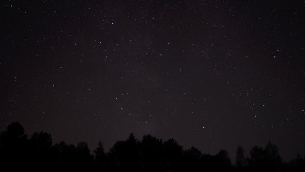 Звездное небо черное