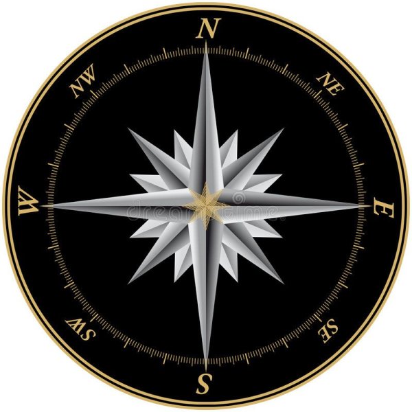 Значок роза ветров