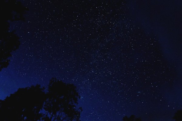 Звездное небо черное