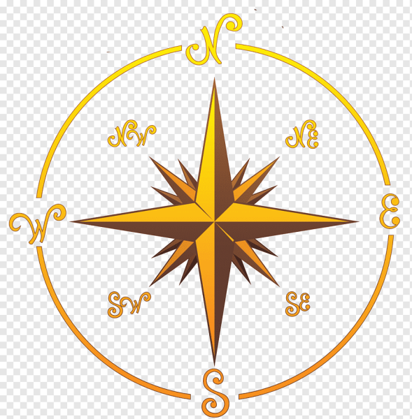 Роза ветров рисунок