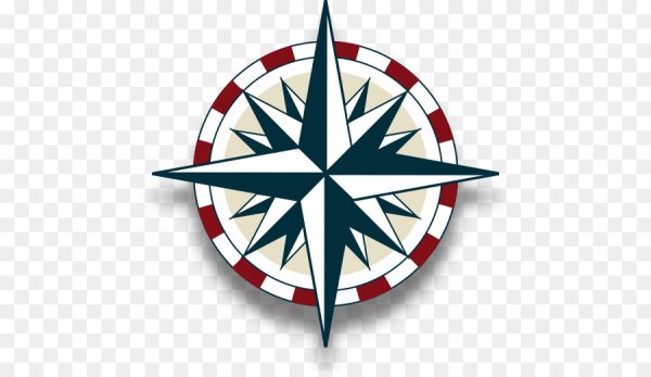 Компас трафарет