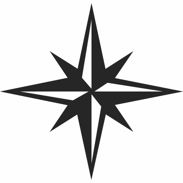 Восьмиконечная звезда роза ветров