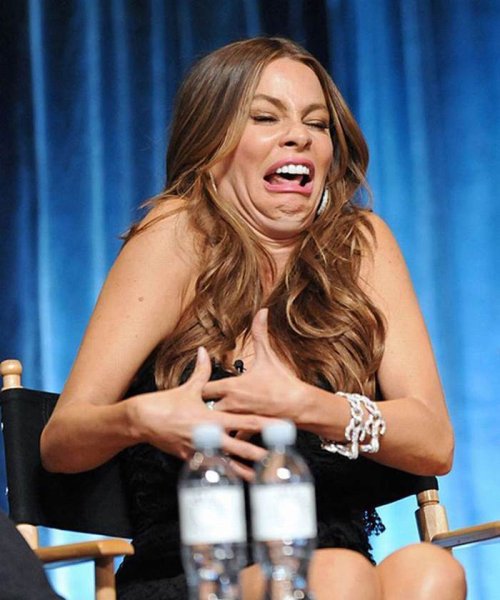 Кэмерон Диаз с открытым ртом