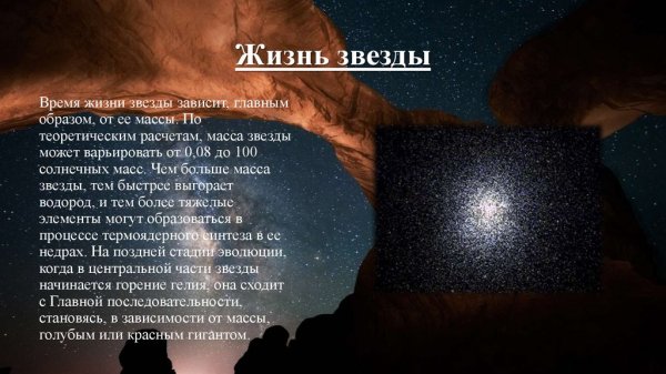 Рождение жизнь и смерть звезд