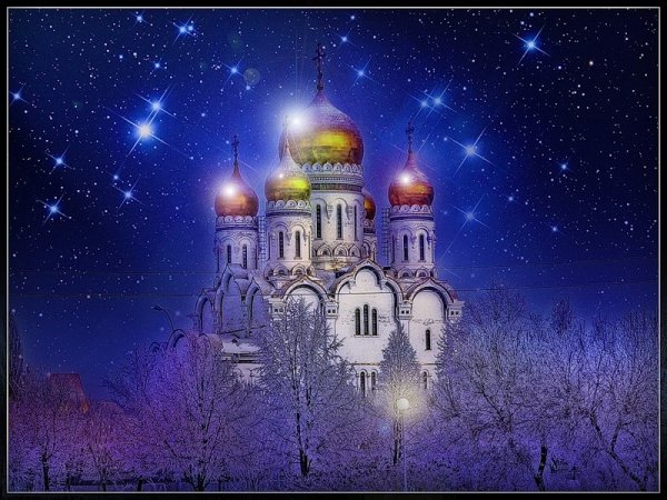Храм в ночь на Рождество
